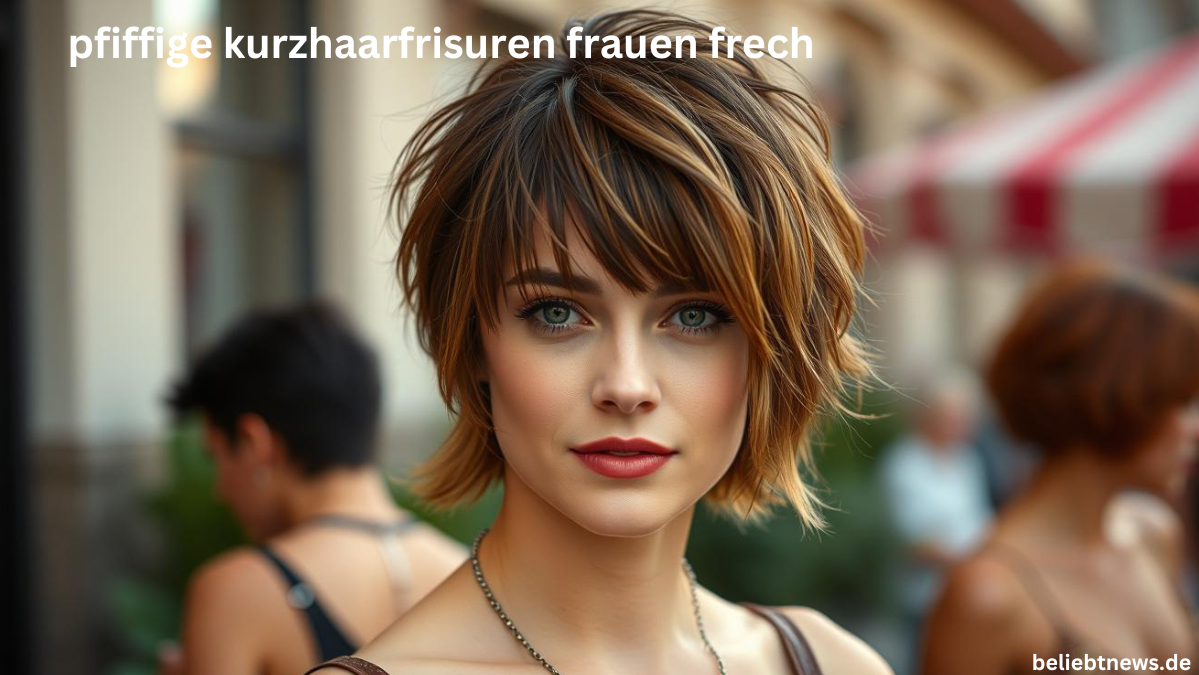 pfiffige kurzhaarfrisuren frauen frech